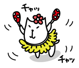 White Capybara face Sticker sticker #1305264