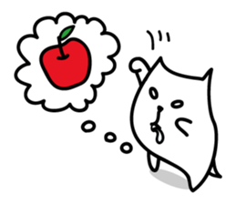 White Capybara face Sticker sticker #1305275