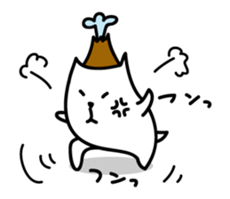 White Capybara face Sticker sticker #1305276