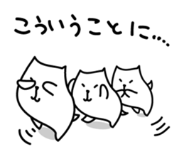 White Capybara face Sticker sticker #1305282