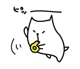 White Capybara face Sticker sticker #1305287