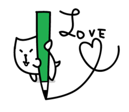 White Capybara face Sticker sticker #1305297