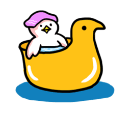 SHIRATORI duck sticker #1305477