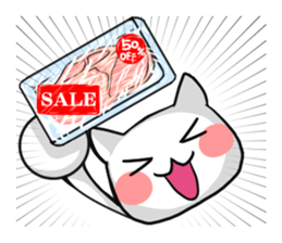 The true intention of the cat bride sticker #1305504