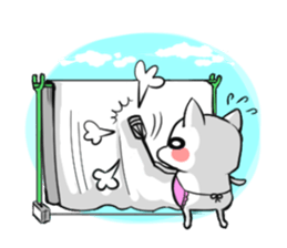 The true intention of the cat bride sticker #1305509