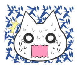 The true intention of the cat bride sticker #1305521