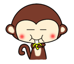 A lovely monkey sticker #1306302