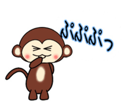 A lovely monkey sticker #1306304