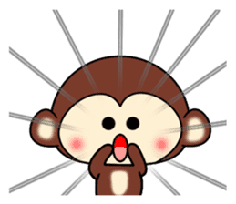A lovely monkey sticker #1306327