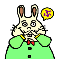 Rabbit's Lappy! sticker #1306538