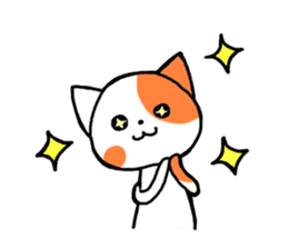 Orange cat stickers sticker #1306621