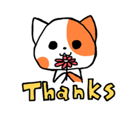 Orange cat stickers sticker #1306623