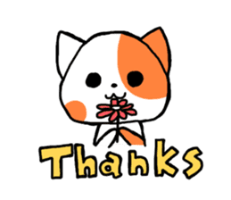 Orange cat stickers sticker #1306623