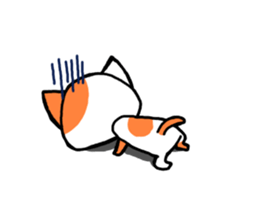 Orange cat stickers sticker #1306627