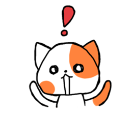 Orange cat stickers sticker #1306629