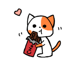 Orange cat stickers sticker #1306634