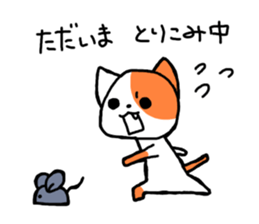 Orange cat stickers sticker #1306638