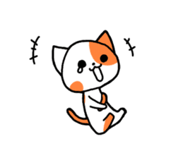 Orange cat stickers sticker #1306647