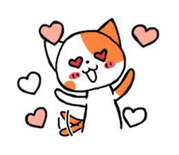 Orange cat stickers sticker #1306652