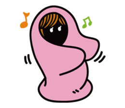 bedding woman sticker #1306680