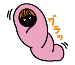 bedding woman sticker #1306681