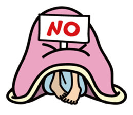 bedding woman sticker #1306685