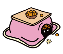 bedding woman sticker #1306689