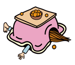 bedding woman sticker #1306691