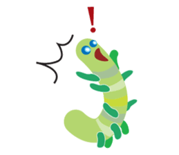 Funny Caterpillar & Friends sticker #1307297