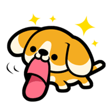 Beagle puppy PONPOKO2 sticker #1307874
