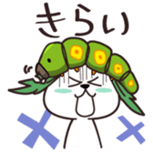 Rabbit of vegetables sticker #1308032