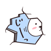 Rabbit of vegetables sticker #1308033