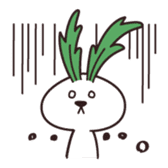 Rabbit of vegetables sticker #1308034