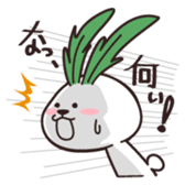 Rabbit of vegetables sticker #1308035