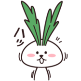 Rabbit of vegetables sticker #1308037