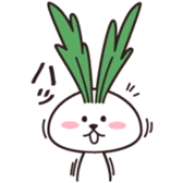 Rabbit of vegetables sticker #1308037