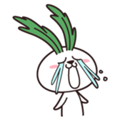 Rabbit of vegetables sticker #1308042