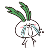 Rabbit of vegetables sticker #1308042