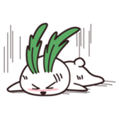 Rabbit of vegetables sticker #1308044
