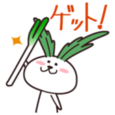 Rabbit of vegetables sticker #1308046
