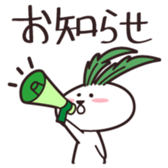 Rabbit of vegetables sticker #1308050