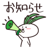 Rabbit of vegetables sticker #1308050