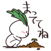 Rabbit of vegetables sticker #1308052