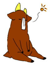 deer sticker sticker #1308159