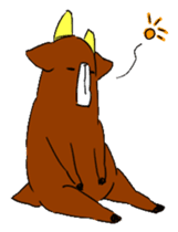 deer sticker sticker #1308159