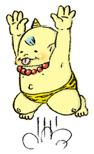 Pocha Oni Life sticker #1308265