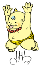 Pocha Oni Life sticker #1308265