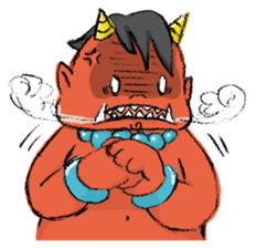 Pocha Oni Life sticker #1308278