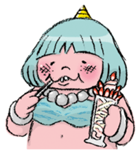 Pocha Oni Life sticker #1308287