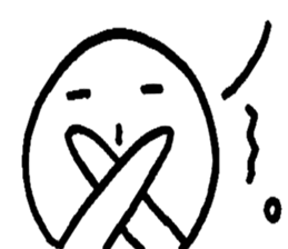 Gloomy jelly fishman sticker #1308970